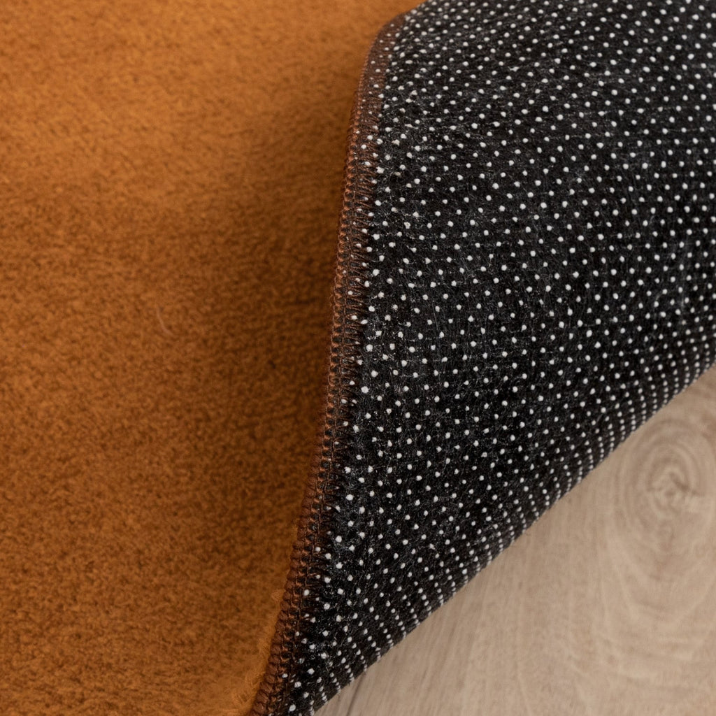 Round Washable Rug - Vivid Terra