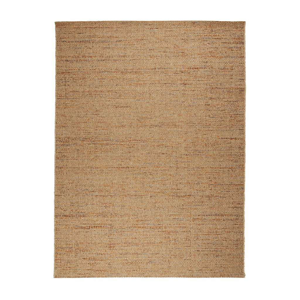 Jute Outdoor Rug - Daisy Lines Multicolour