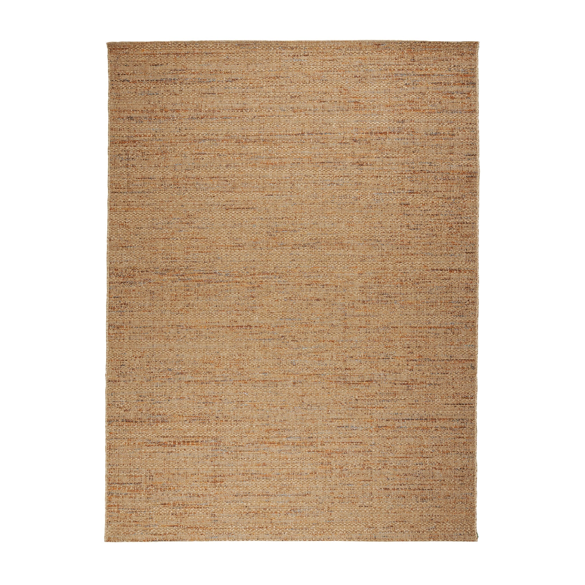Jute Outdoor Rug - Daisy Lines Multicolour