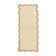 Washable Runner – Hazy Beige/Cream