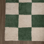 Checkerboard Rug - Blox Green