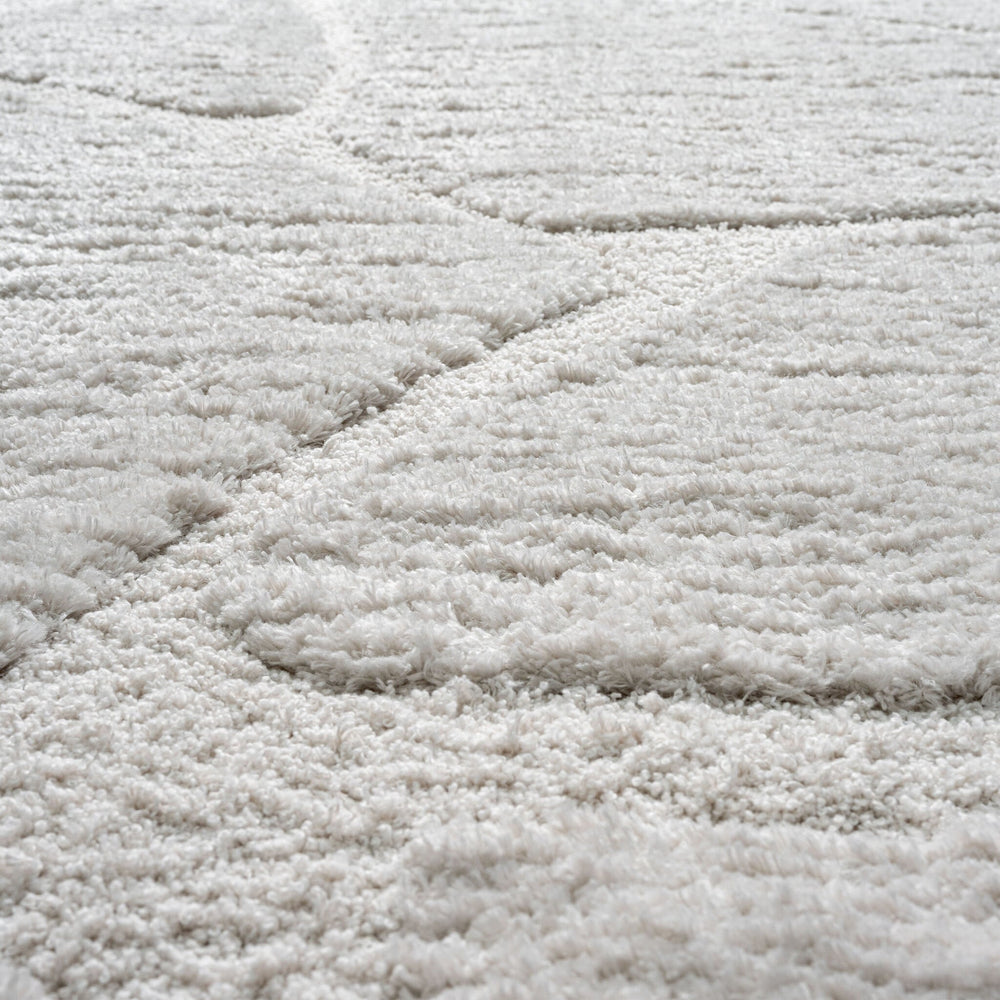 Organic Floor Rug - Maya White 6191