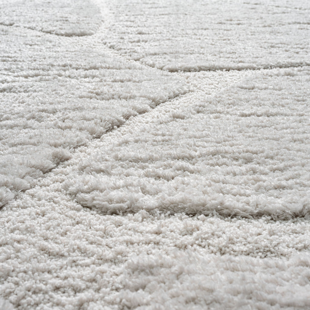 Organic Floor Rug - Maya White 6191