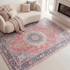 Vintage Rug - Lily Medallion Red/Pink