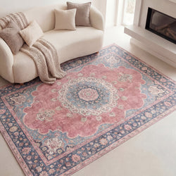 Vintage Rug - Lily Medallion Red/Pink