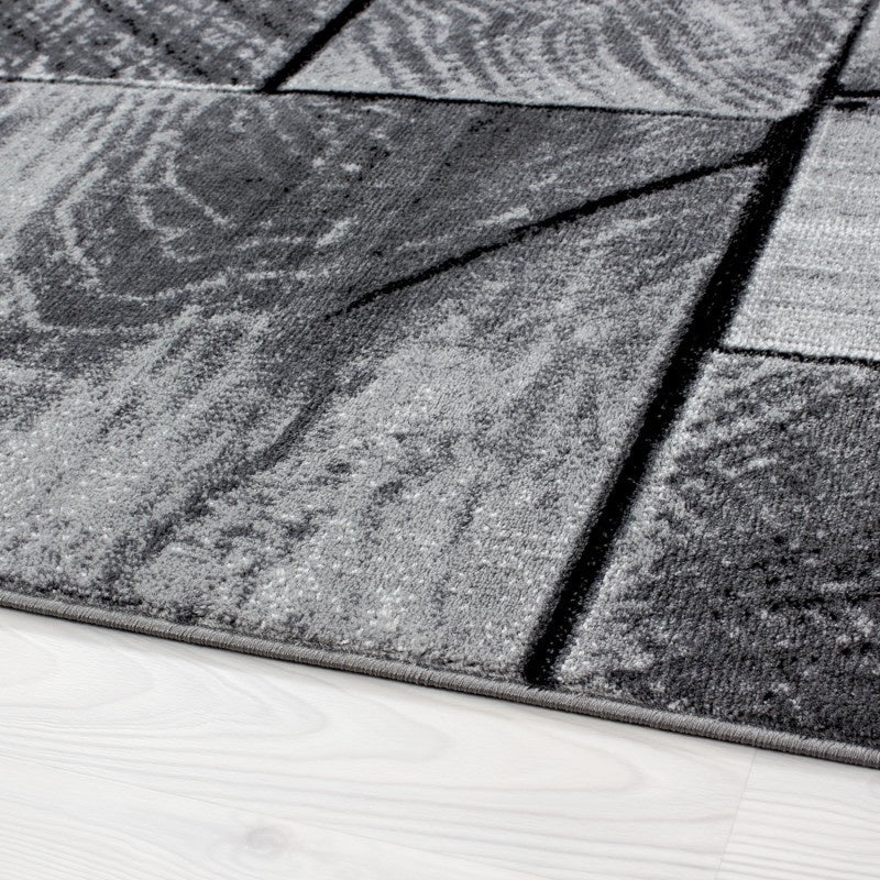 Modern Floor Rug - Jena Black 9260
