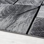 Modern Floor Rug - Jena Black 9260