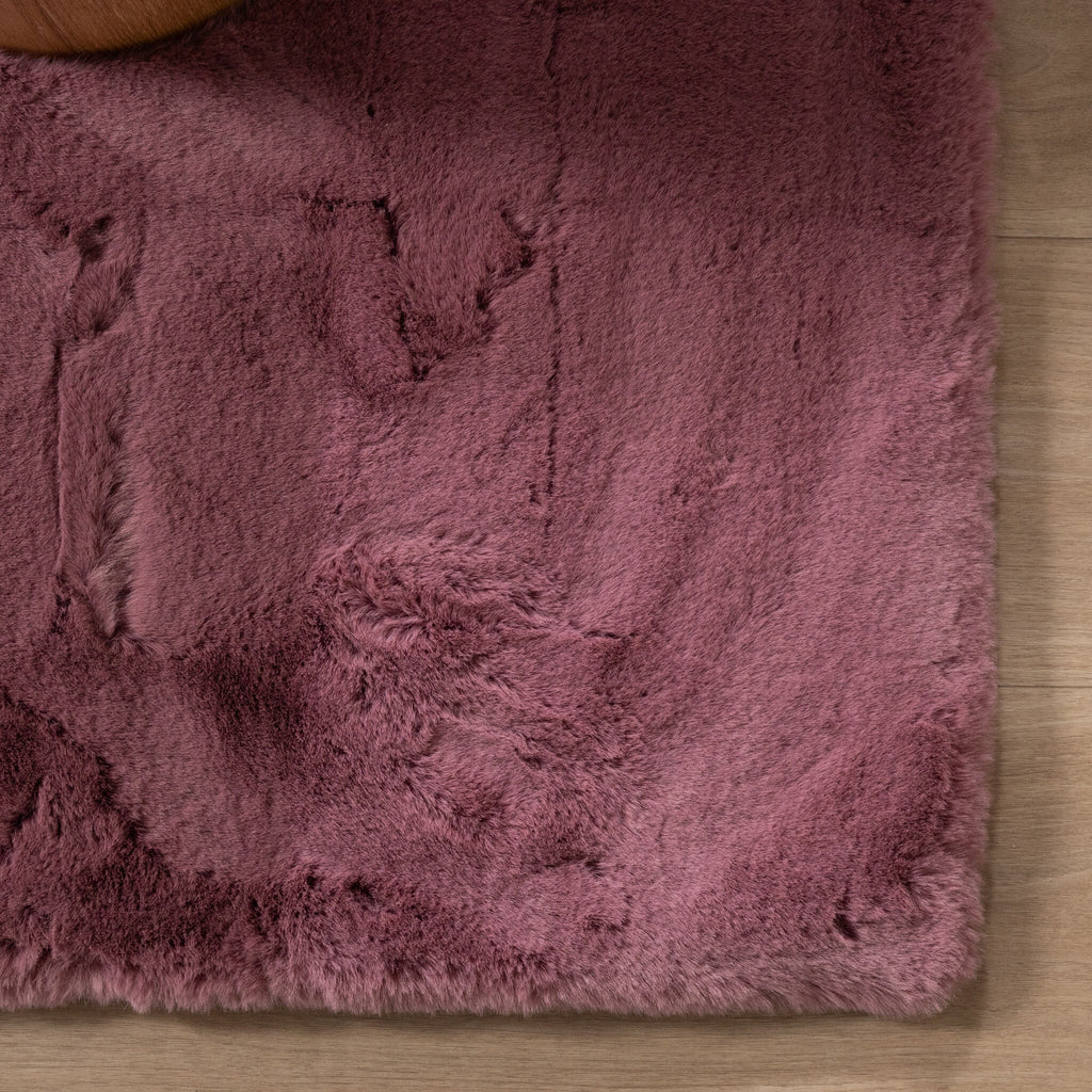 Soft High Pile Rug - Comfy Supreme Dark Pink