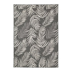 Outdoor Rug - Malta Leaves Black