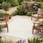 Modern Rug - Nori Lines White
