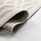 Balcony Rug - Piatto Mataro Cream/White