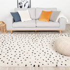 High Pile Rug - Grand Dots Cream/Black