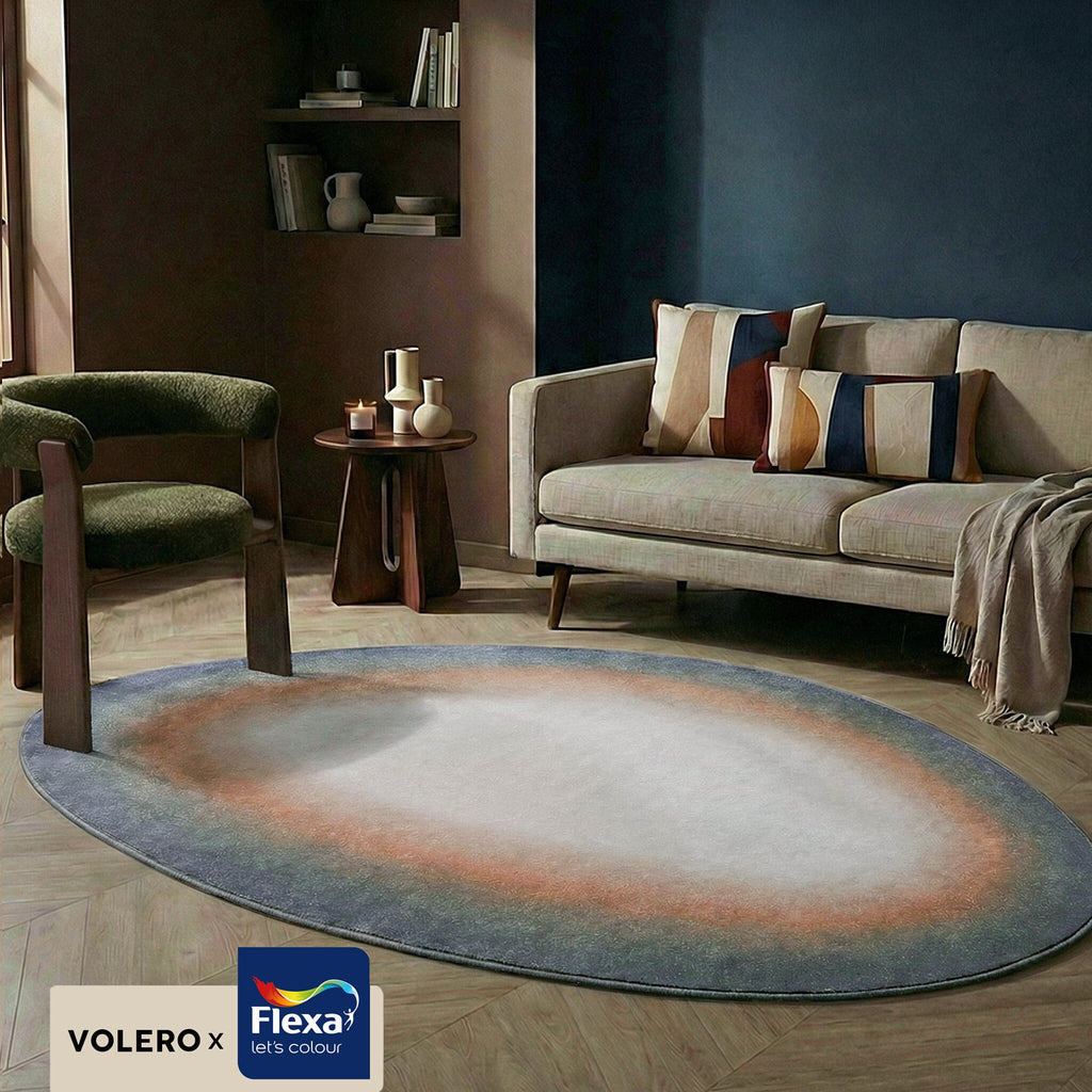 Organic Rug – Mellow Blue/Terra