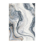 Modern Floor Rug - Aspen Blue 8656