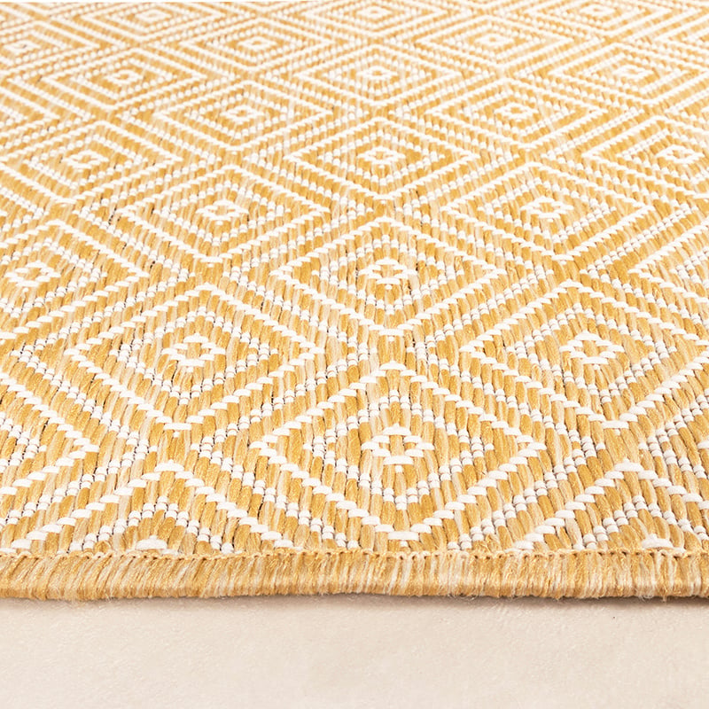 Outdoor Rug - Summer Tile Yellow