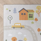 Car Play Rug - Rocky Ride Grey
