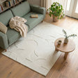 Scandinavian Rug - Charm Circles White