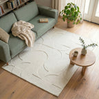 Scandinavian Rug - Charm Circles White