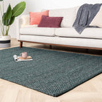 Wool Rug - Brilliant Beige/Green