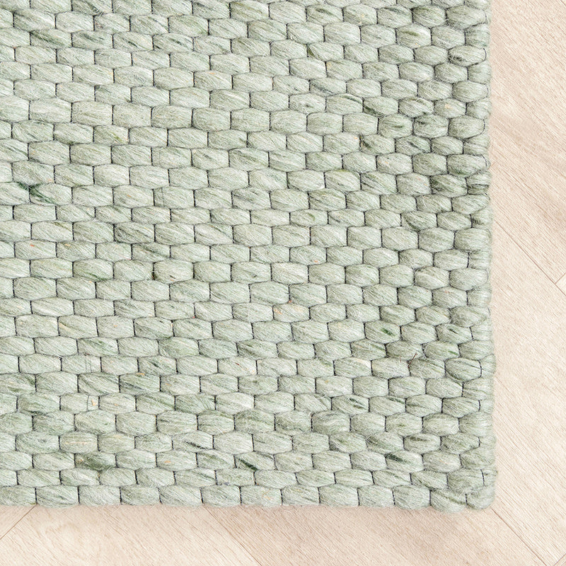Wool Rug - Melange Mint