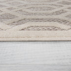 Outdoor Rug - Piatto Mataro Cream/White
