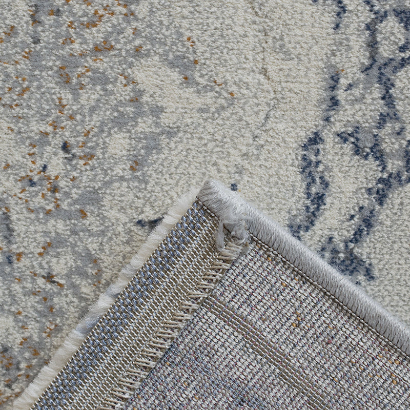 Square modern rug - Aspen Blue 8656