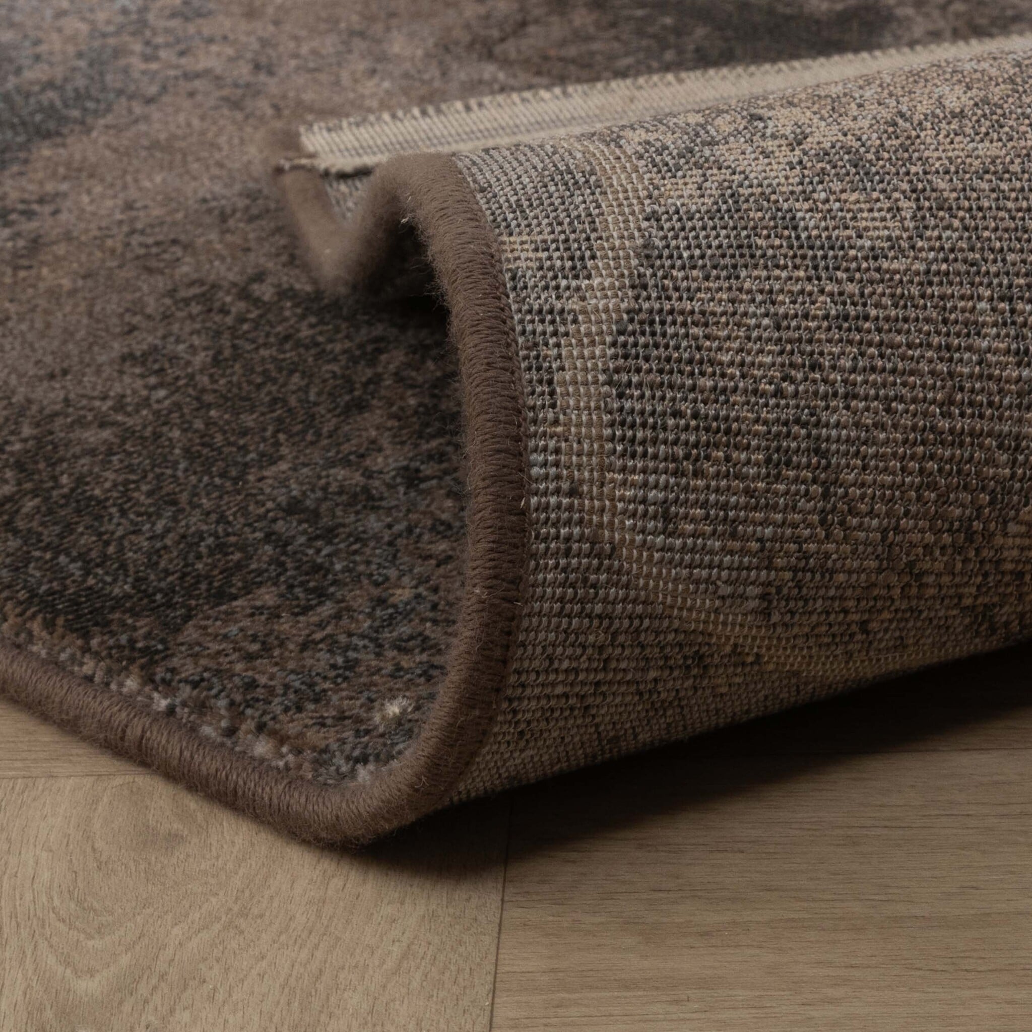 Industrial Rug - Raphael Dark Brown