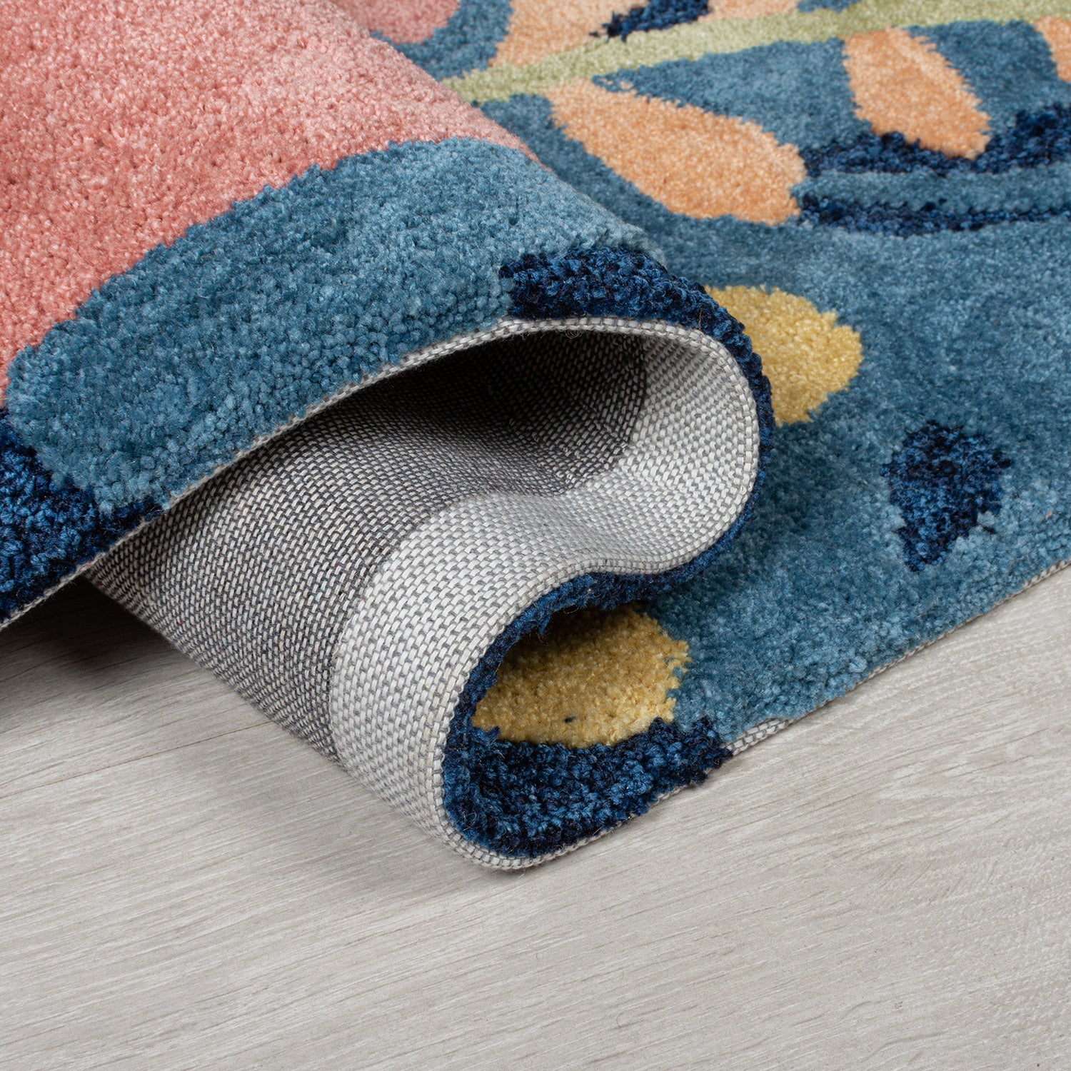 Children's floor rug - Zesto Jungle Multicolor