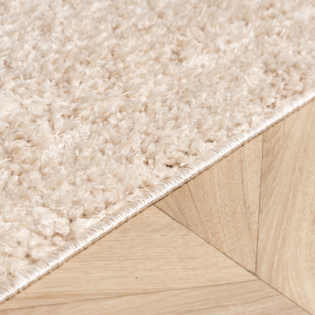 Scandinavian rug - Lova Border Beige