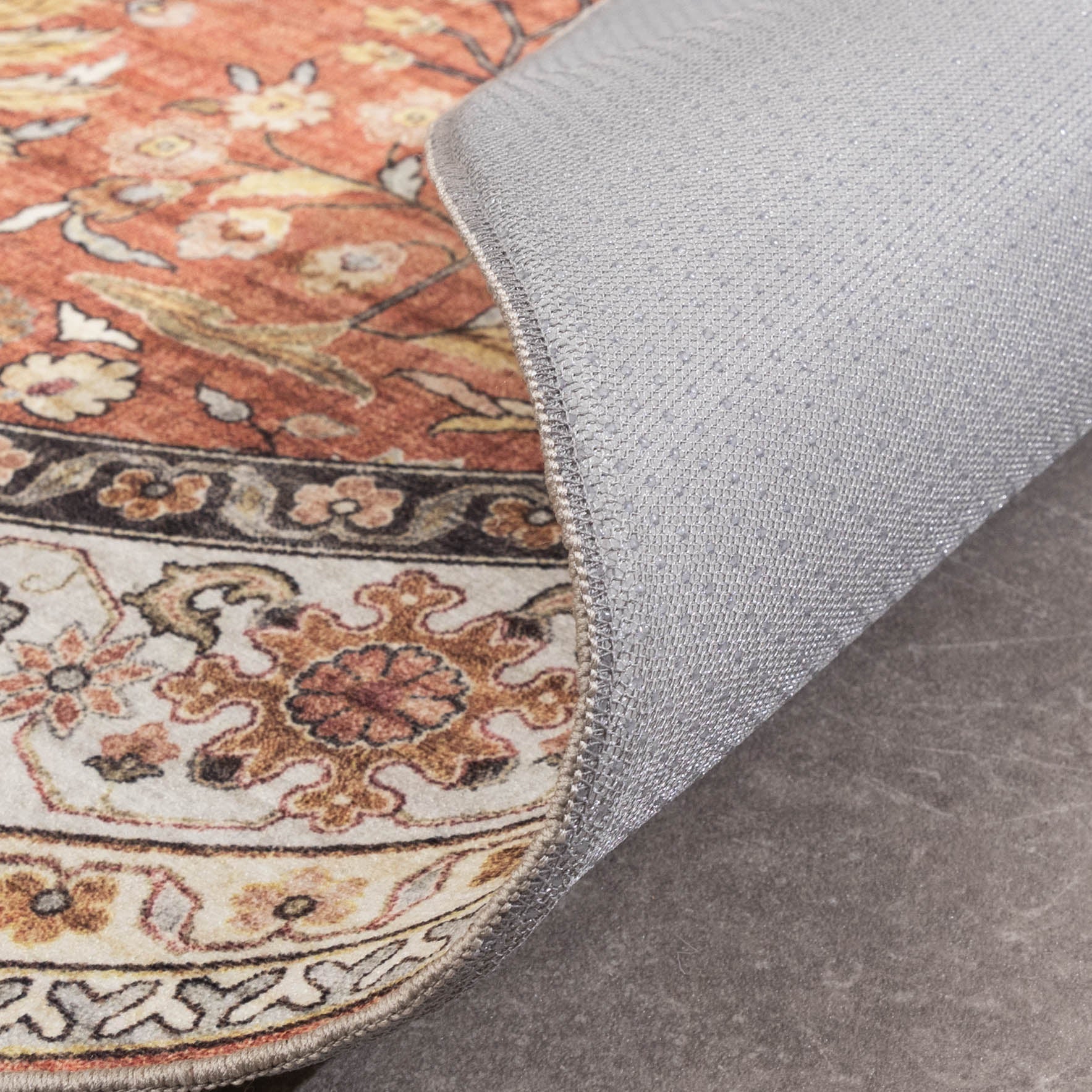 Oval Vintage Outdoor Rug - Santo Flora Terra
