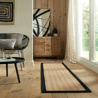 Jute runner - Herro Natural/Black