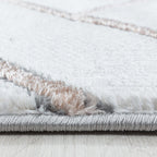 Modern floor rug - Marble Pattern Grey/Brown