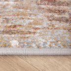 Abstract Rug - Xavier Brush Taupe/Red