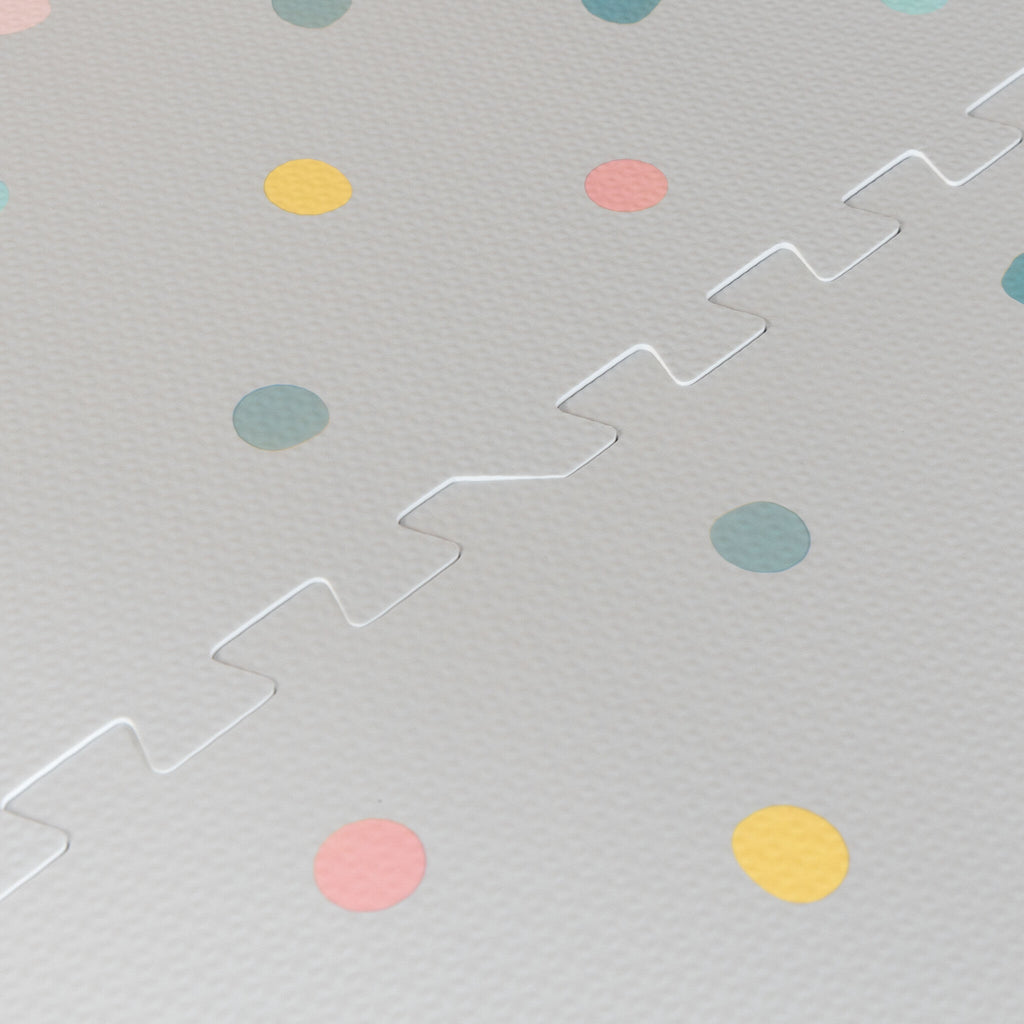 Foam Puzzle Mat - Alfie XL Dots Light Grey
