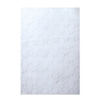 Soft geometric floor rug - Vellion Square White/Beige