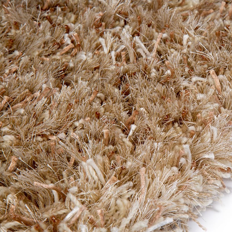 Shaggy floor rug custom-made - New Paulo Beige 126