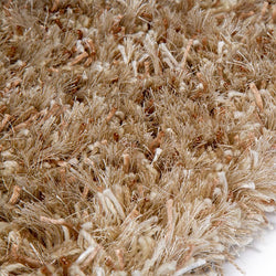 Shaggy floor rug custom-made - New Paulo Beige 126