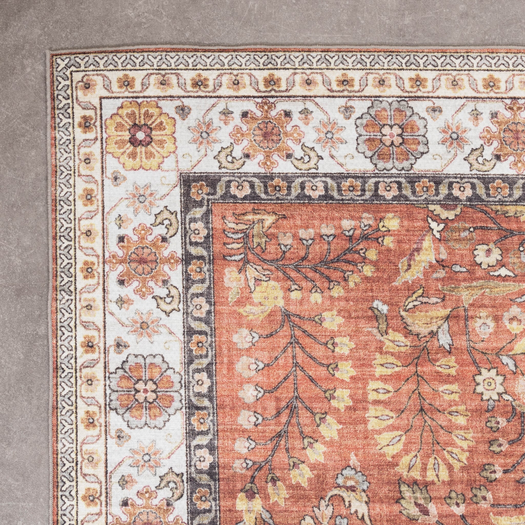 Vintage Outdoor Rug - Santo Flora Terra