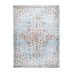 Oriental Rug - Leyla Medallion Light Blue