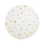 Round Washable Kids Rug - Evi Confetti Multicolour