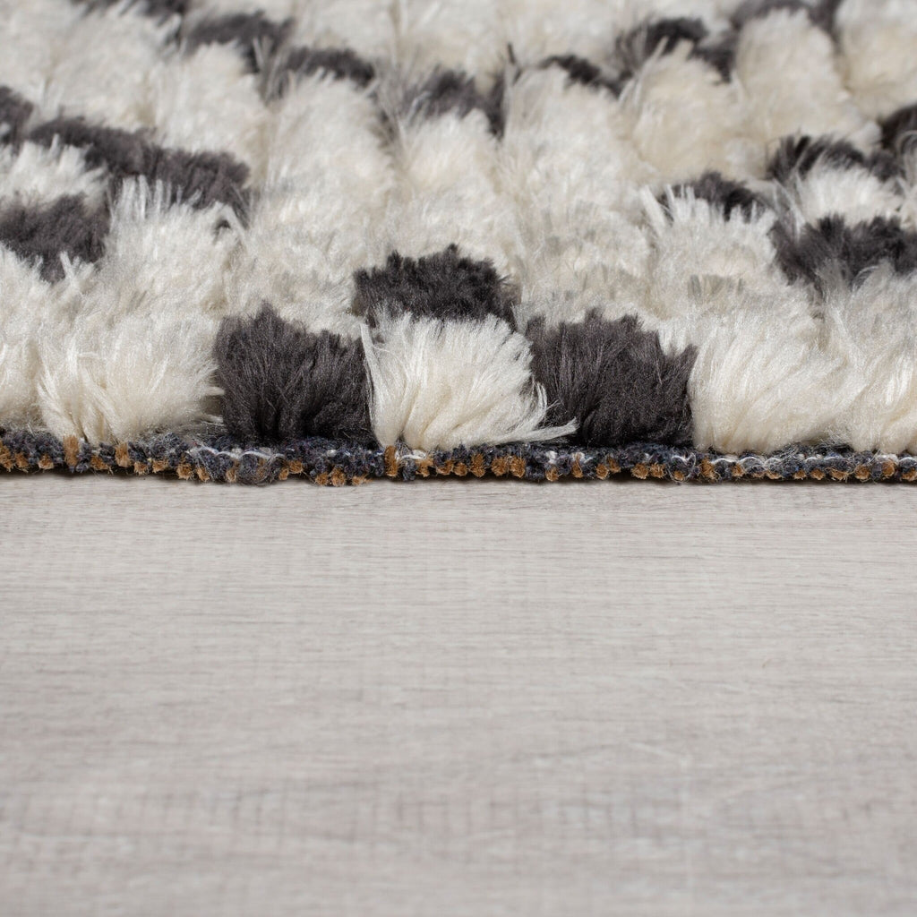 Aztec floor rug - Sabro Black/White