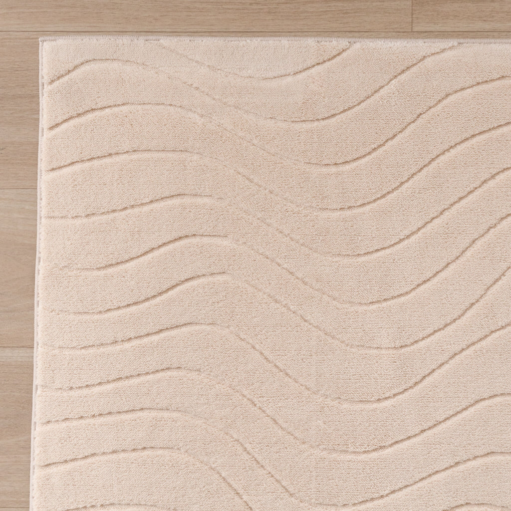 Scandinavian Rug - Charm Waves Beige