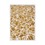 Abstract floor rug - Swim Saffron 9349
