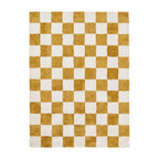 Checkerboard Rug - Blox Ochre Yellow