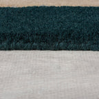 Geometric floor rug - Labyrinto Blue