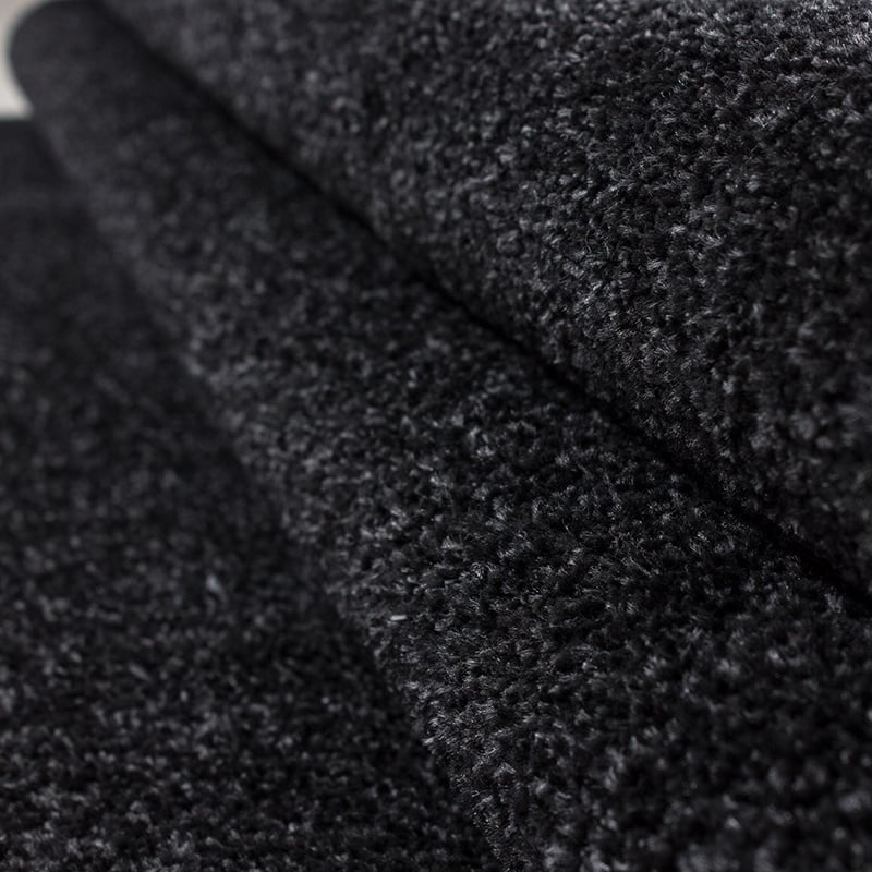 Low-pile floor rug - Asa Anthracite