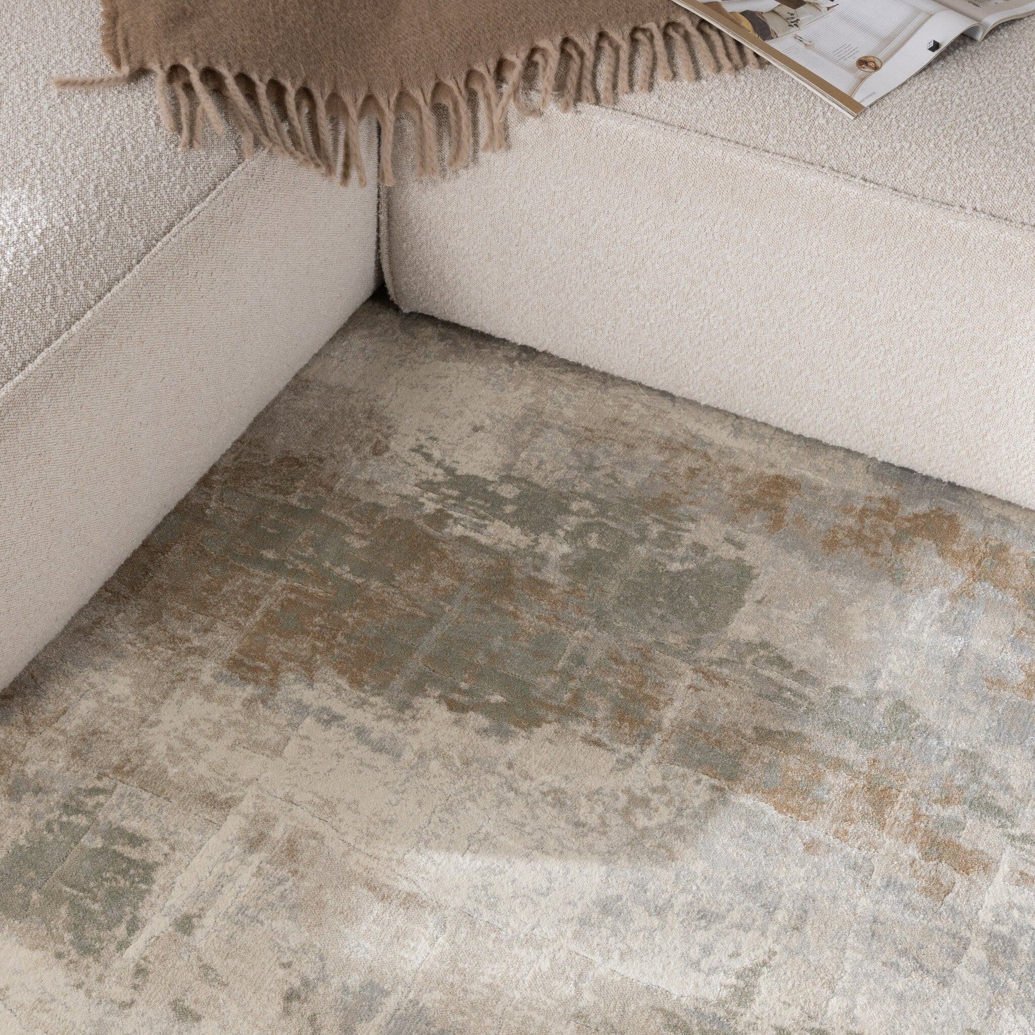 Luxury Rug - Marnix Grunge Cream/Taupe