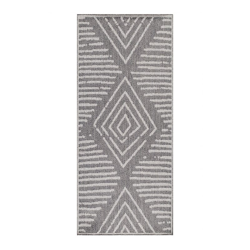 Jute Balcony Rug - Aruba Square Grey
