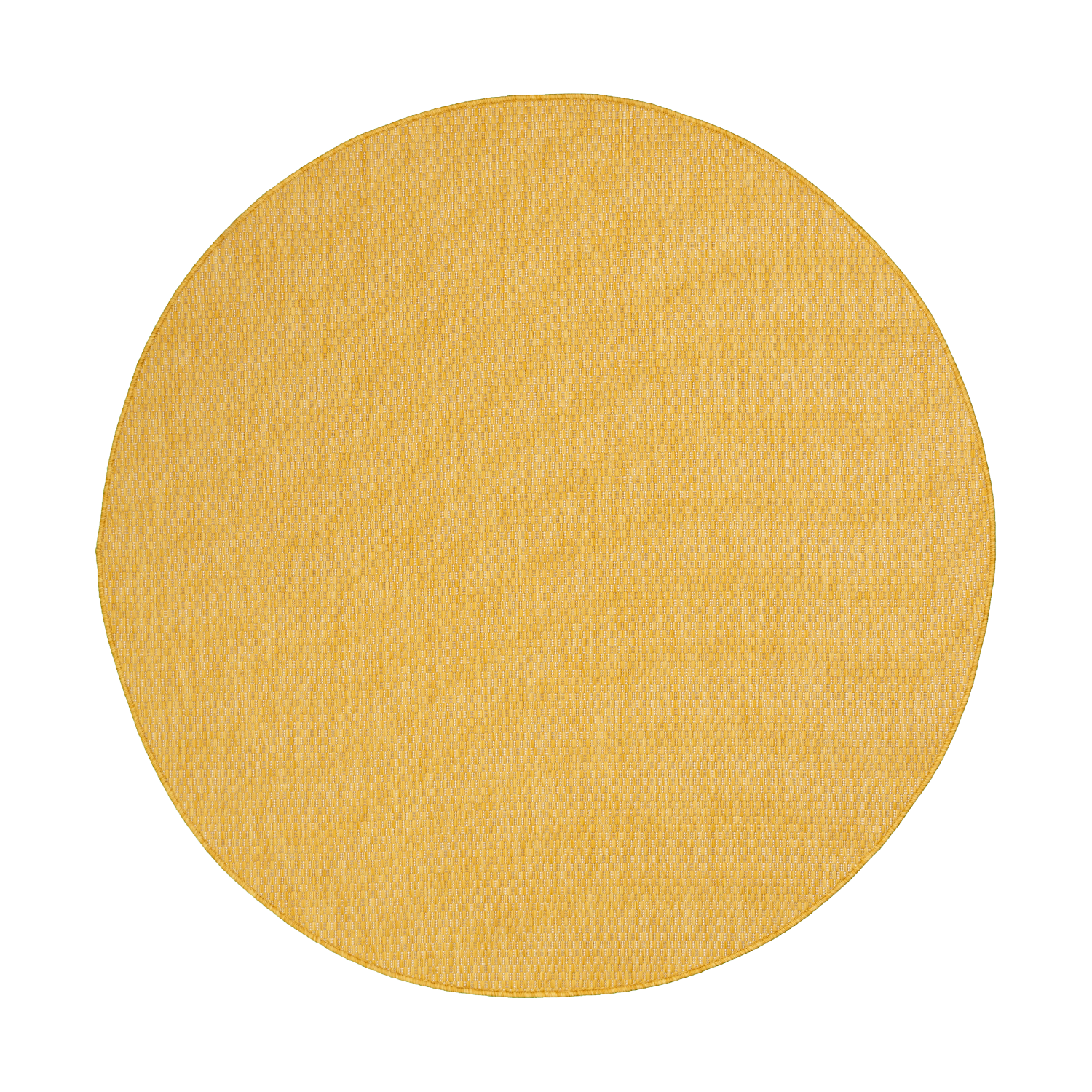 Round Outdoor Rug - Costa Ochre Yellow