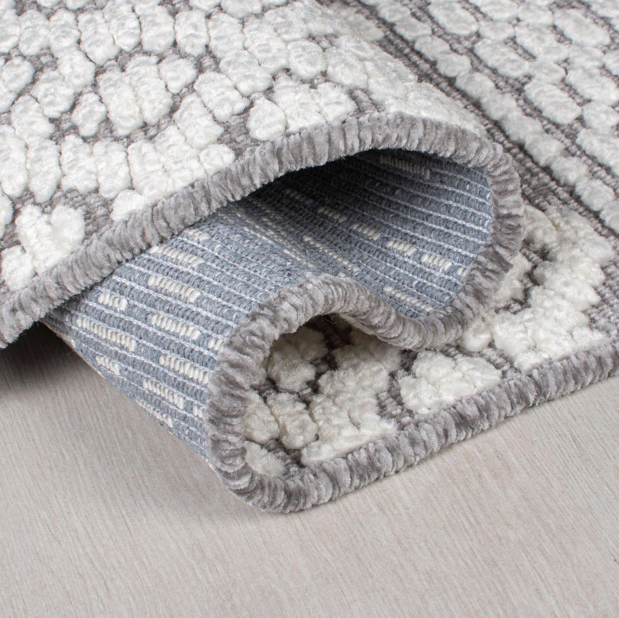 Washable floor rug - Galeo Jhansi Grey